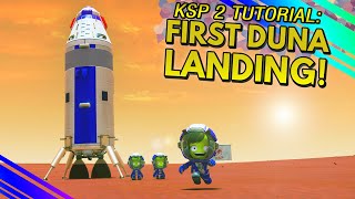 How to do your FIRST MISSION TO DUNA in KSP 2 No Docking Needed [upl. by Albers475]