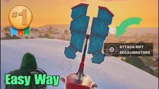 Easily Attach Rift Recalibrators on Rift Beacons  Fortnite Shuris Invention Quest [upl. by Rialcnis955]