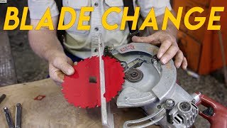 How to Change the Blade on a Skil Saw [upl. by Tila487]