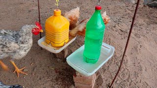 An Easy Way To Make Automatic Chicken Feeders And Drinkers For Your Laying Hens [upl. by Johen]