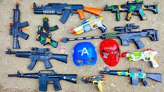 Collecting Sniper Rifles and AK47 Guns Shotgun M416 Gun Pistol Light Guns Water Gun Optimus Prime [upl. by Ardeha]