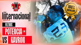 POTENCIA VS KAVRON FILTROS FINAL INTERNACIONAL MIRAELBUENRAP BPZ 2024 [upl. by Tulley]