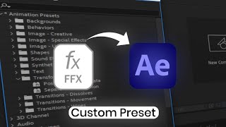 Make preset in after effect  Adobe After Effect Turorial 2024 [upl. by Akeinahs]