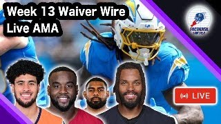 Week 13 Waiver Wire  Live AMA [upl. by Nannie]