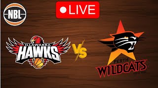 🔴 Live Illawarra Hawks vs Perth Wildcats  Live Play by Play Scoreboard [upl. by Nauqyaj137]