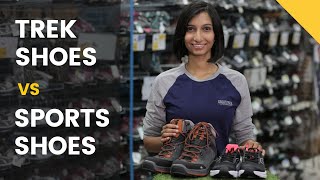 Trekking Shoes vs Sports Shoes  Which To Choose For Your Trek [upl. by Marcellina]