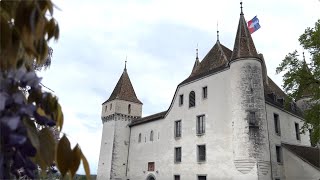 🇨🇭Switzerland Nyon 💫 Reality film 💫 Road to Château de Nyon 💫 Les Colonnes romaines de Nyon 💫 [upl. by Nyrek41]