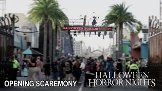 Opening Scaremony Halloween Horror Nights 2024  Universal Studios Florida [upl. by Odanref1]