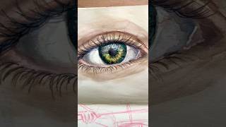 Eye Drawing shorts eye watercolor [upl. by Naves]