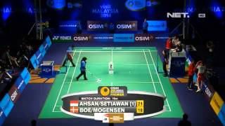 NET24  Ganda Purtra Hendra Setiawan dan Mohamad Ahsan melaju ke babak final [upl. by Ahkihs]