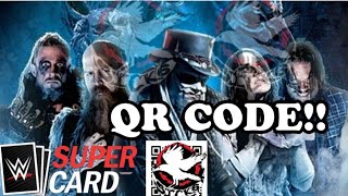 ALL QR CODES FOR WYATTS 6 CARDS WWE SUPERCARD [upl. by Lilac]