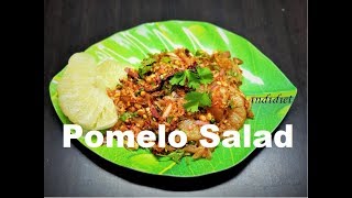 Pomelo Salad Vegetarian Recipe  Thai Pomelo Salad Recipe  Easy Salad Recipe [upl. by Mast954]