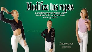 Modifica tu ropa  Ajustes y arreglos simples  Transforma tus prendas [upl. by Lugar]