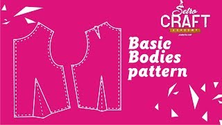 DIY How To Draft A Basic Bodice Pattern In Minutes Detailed [upl. by Evannia]