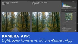 LightroomKamera vs iPhoneKameraApp [upl. by Bilac]