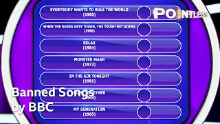 Songs That Have Been Banned by the BBC  Pointless [upl. by Inus]