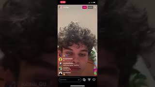 Curran Walters  Instagram live [upl. by Puiia]