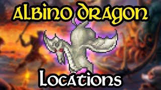 TIBIA Albino Dragon  Todos os locais Respawns [upl. by Noryv]