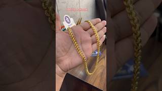 New latest design Lotus chain 🤩 18k750 hallmark youtubeshort trending [upl. by Karwan904]