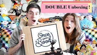 Double Unboxing   Once Upon a Book quotBeaux livresquot  quotOctobrequot [upl. by Enileuqaj851]