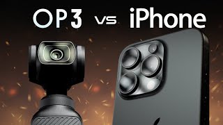 Osmo Pocket 3 vs iPhone 15 pro  Which Camera is Right For You [upl. by Morton605]