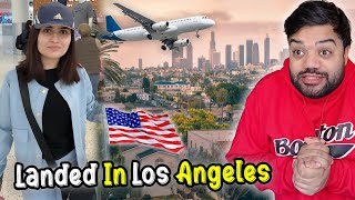 Left New York And Landed In Los Angeles 😍🇺🇸  United Sates Of America Mein Hollywood Ka Shahar 😱 [upl. by Kcirreg]