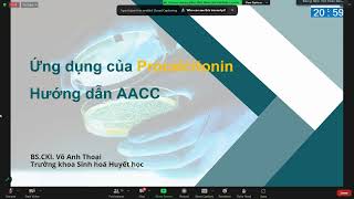 Ứng dụng của Procalcitonin  Hướng dẫn AACC  BS CKII Võ Anh Thoại [upl. by Barton]