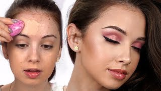 FIRST DATE  VALENTINES DAY MAKEUP TUTORIAL [upl. by Yleek816]