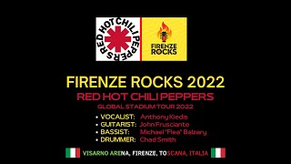 Red Hot Chili Peppers  Firenze Rocks 18062022  Live Full Show HD 1080p [upl. by Ansaev620]