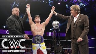 TJ Perkins is crowned WWE Cruiserweight Champion Cruiserweight Classic Live Finale on WWE Network [upl. by Latsirhc]