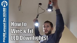 How to install downlightersdownlights LED downlight installation [upl. by Giuseppe450]