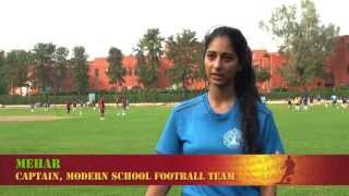 Coerver Coaching at Modern School Barakhamba Rd Delhi [upl. by Yleak941]