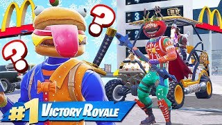 YOUR McDonalds ORDER is YOUR FORTNITE LOOT NEW Creative Custom Game [upl. by Johann]