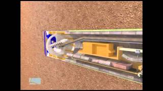 Alaskan Way Viaduct  Tunnel Boring Machine Animation [upl. by Hortense]