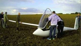 Glider Field Landing [upl. by Bridie]