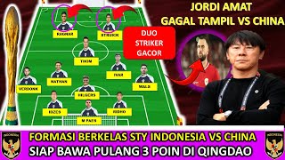 BUTUH KEMENANGAN UNTUK MENDAPAT POIN EKSTRA DI Qingdao INILAH FORMASI INDONESIA VS CHINA PILDUN26 [upl. by Oman]