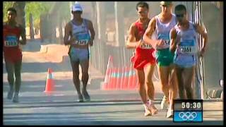 Ivano Brugnetti Oro 20km Marcia Atene 2004 [upl. by Dyrrej947]