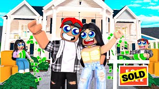 MOVING INTO OUR NEW MANSION Roblox Bloxburg Roleplay [upl. by Adnim]