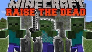 Minecraft RAISE THE DEAD SUMMON ZOMBIE PETS TO FIGHT FOR YOU Mod Showcase [upl. by Boylan]