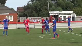 Wisbech Town v Harrowby United  UCL  170824 Wisbech goal only [upl. by Lairbag]