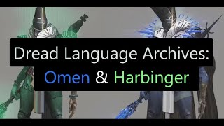 Dread Language Archive Omen amp Harbinger [upl. by Yerffe]