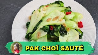 Comment cuisiner les Pak Choï Chou Shanghai  Légumes sautés à la chinoise en 5 min [upl. by Enail258]