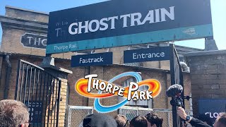 New For 2023 Ghost Train Opening Ceremony at Thorpe Park Resort [upl. by Legnaros552]