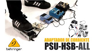 Adaptador para Pedales de Guitarra y Bajo  Behringer PSUHSBALL amp PSUSB [upl. by Evelina787]