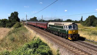 Waterside Wanderer Railtour at Marks Tey and Witham [upl. by Latyrc692]