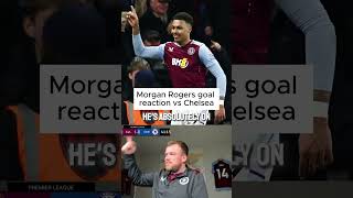 My reaction to Morgan Rogers goal against Chelsea avfc chelsea premierleague reaction shorts [upl. by Wulfe685]