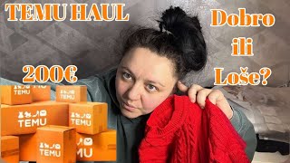 TEMU HAUL  200€ sam potrosila da li vrijedi Moje misljenje [upl. by Selrac648]