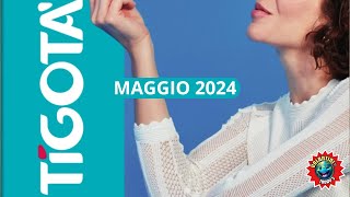 VOLANTINO Tigotà MAGGIO 2024 🟢⚪️🔴 offerte [upl. by Hennahane]