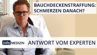 Ist eine Bauchdeckenstraffung schmerzhaft  Expertenantwort von Dr Kiermeir [upl. by Ahidam]