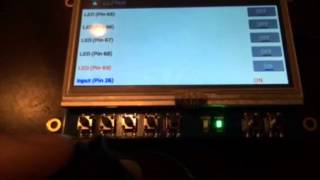 BeagleBone Black  Android 42  Linux 38  Touch screen 4DCAPE  Custom cape demonstration [upl. by Ellswerth]